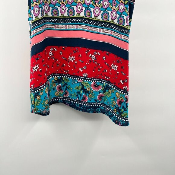 Maurices Women's V-Neck Floral Tank Top Multicolor Size Medium - Picture 5 of 9